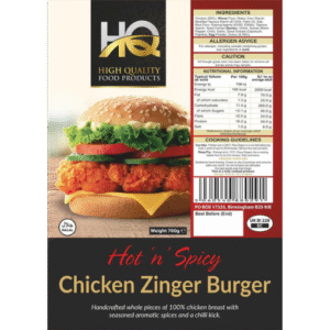 Frozen Chicken Zinger Burger